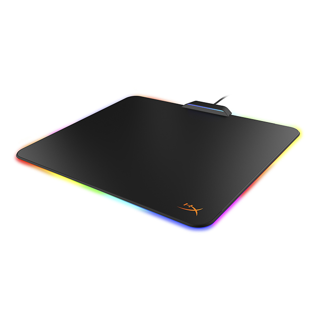 Mousepad HyperX Fury Ultra RGB, Rigido, Mediano, 340x300x4mm, HX-MPFU-M