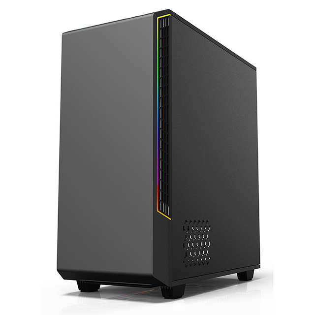 Gabinete Munfrost Panda Negro RGB, ATX, Cristal Templado, 1 Ventilador ARGB