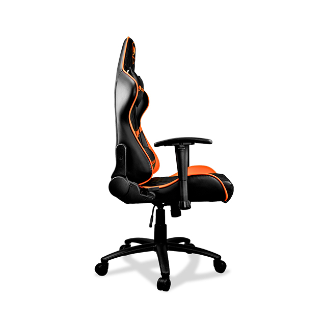 Silla Gamer Cougar Armor One, Vinil, Reclinable, 4D, Negro/Naranja