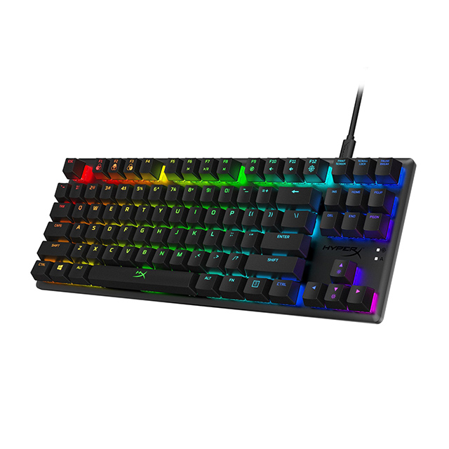 Teclado Mecánico HyperX Alloy Origins Core TKL, RGB, Switches Aqua, Ingles - HX-KB7AQX-US