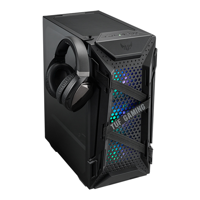 Gabinete Asus TUF Gaming GT301, Cristal Templado, 3 Ventiladores ARGB, Aura Sync, ATX, GT301/BLK/ARGB FAN