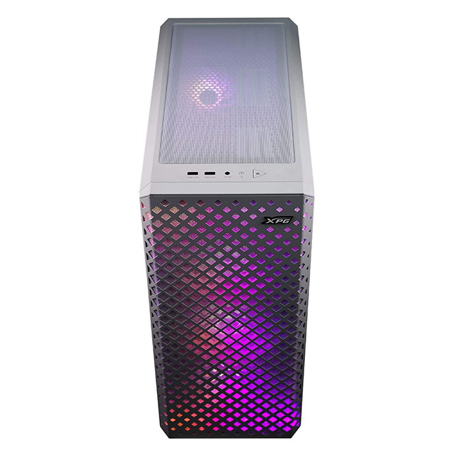 Gabinete XPG Defender Pro Blanco, Cristal Templado, 3 Ventiladores ARGB, Soporte GPU Vertical, ATX - DEFENDER PRO-WHCWW