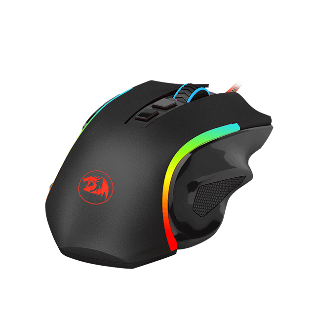 Mouse Gamer Redragon Griffin M607 RGB, Alámbrico, 7,200 DPI, 7 Botones Progamables, Pixart 3212 óptico