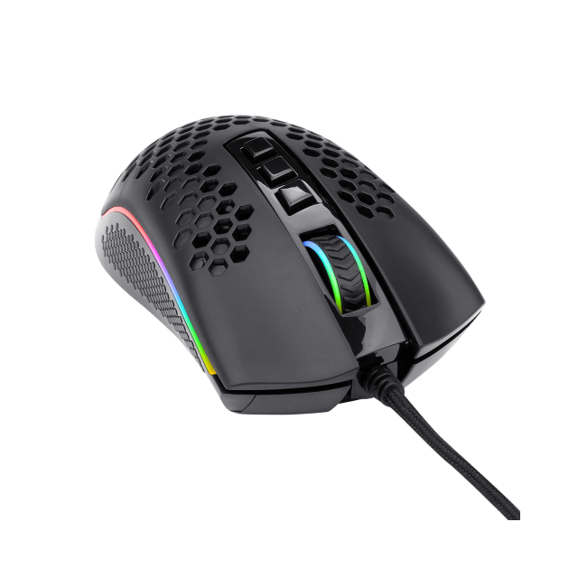 Mouse Gamer Redragon Storm Elite M988-RGB, Alámbrico, 16,000 DPI, 8 Botones Progamables, Pixart 3389 óptico