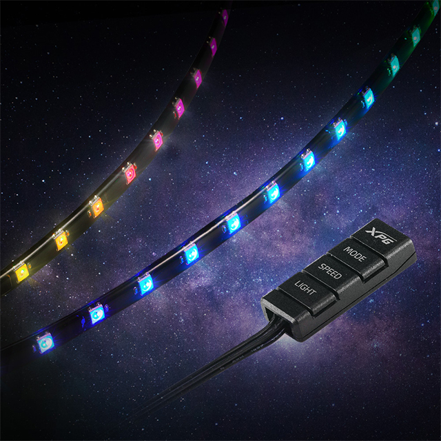 Tira LED XPG Prime, ARGBSTRIP-BKCWW