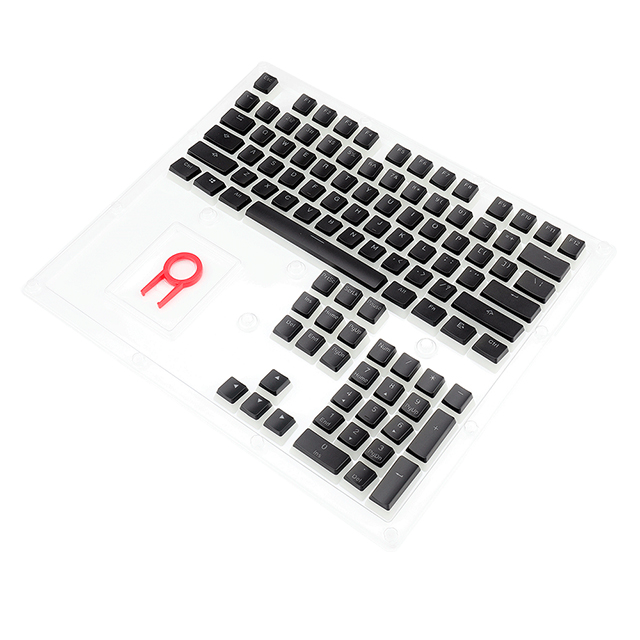 Gaming Keycaps Para Teclado Mecanico Redragon Scarab A130 Black, 105 Teclas, Translucidas