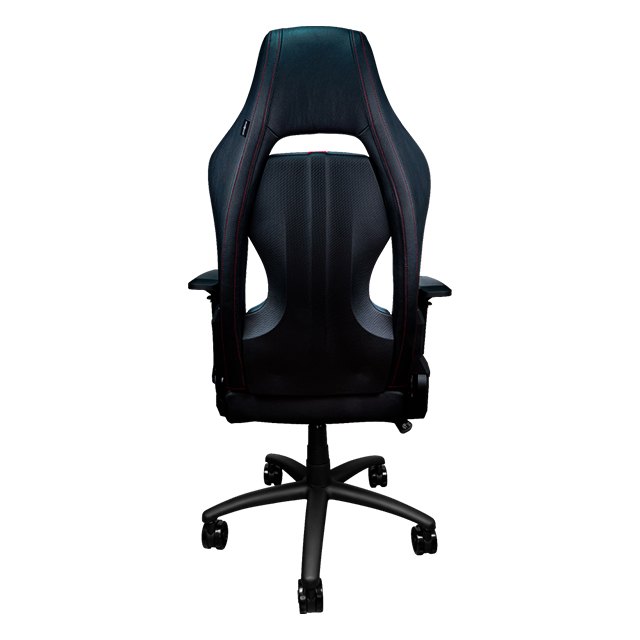 Silla Gamer GameFactor CGC650, Negro/Azul, Reclinable, 4D, 150Kg - CGC650-BL