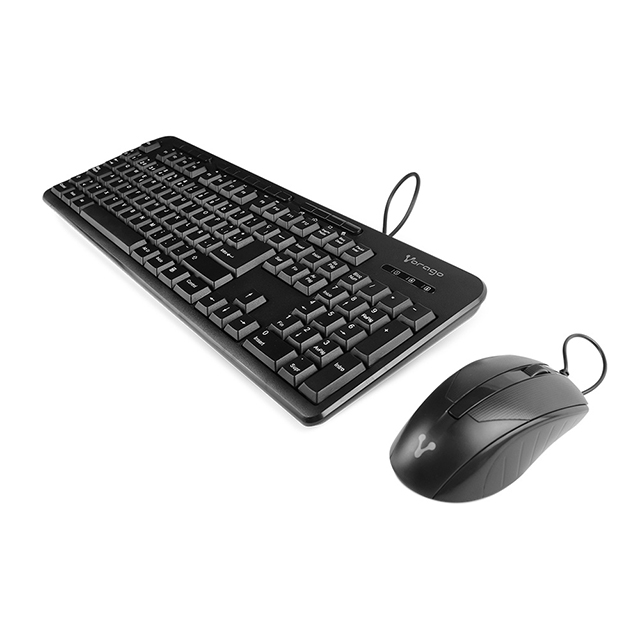 Combo de Teclado y Mouse Vorago, USB, 15 Teclas multimedia, Español - KM-107