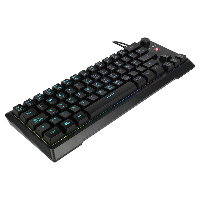 Teclado Gamer 65% Vorago Start The Game KB-506 | 7 Modos de iluminacion | Control de audio