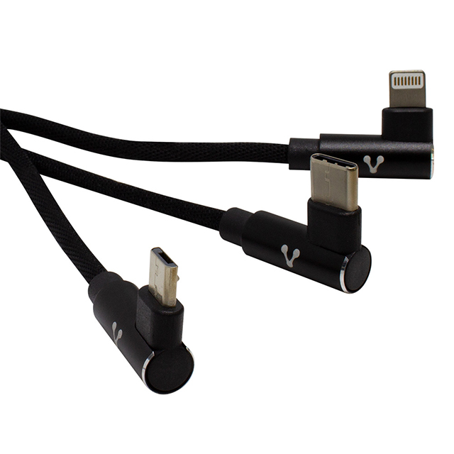 Cable Vorago USB a Micro USB | USB-C | Lightning - CAB-308