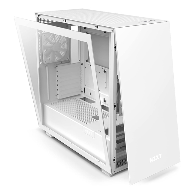 Gabinete NZXT H7 Blanco, E-ATX, Cristal Templado, 2 Ventiladores, Soporte GPU Vertical - CM-H71BW-01