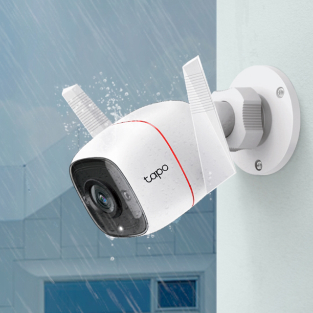 Camara Wi-Fi de seguridad exterior para el hogar TP-Link Tapo C310 | Full HD | Detección de movimiento | Vision Nocturna | IP66 | Compatible con Hey Google y Alexa