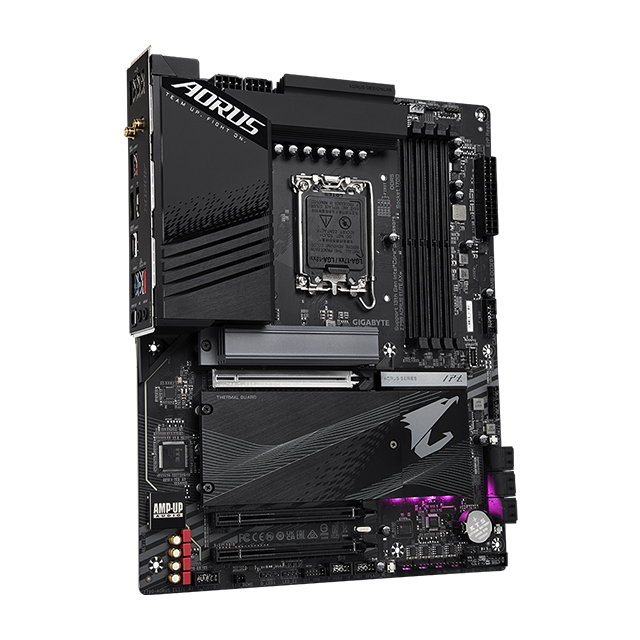 Tarjeta Madre Gigabyte Z790 Aorus Elite AX, ATX, 12th y 13th Gen Intel, LGA1700, DDR5 7600Mhz OC, x4 M.2, RGB Fusion 2.0, Wi-Fi 6E, Bluetooth 5.3