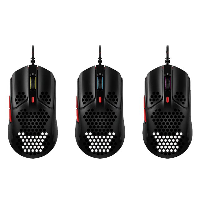 Mouse HyperX Pulsefire Haste Negro Rojo, Alámbrico, 6 Botones, Pixart 3335, 16,000 DPI - 4P5E3AA