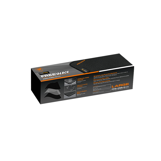 Mousepad Cougar Freeway L | Grande | 450x400x3mm - 3PFRWLXBRB3.0001