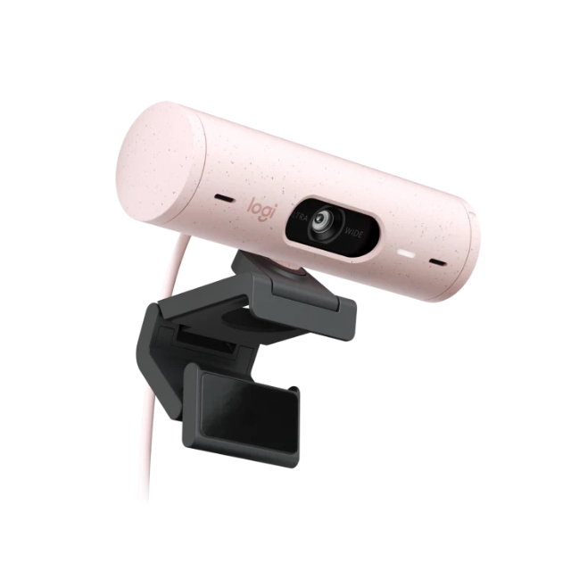 Camara Web Logitech Brio 500 Rosa | 1080P 30 Fps | 720p 60 Fps - 960-001418