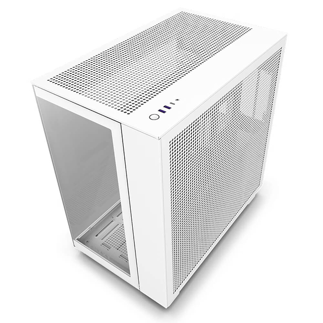 Gabinete NZXT H9 Flow Blanco, ATX, Cristal Templado, 4 Ventiladores sin RGB - CM-H91FW-01