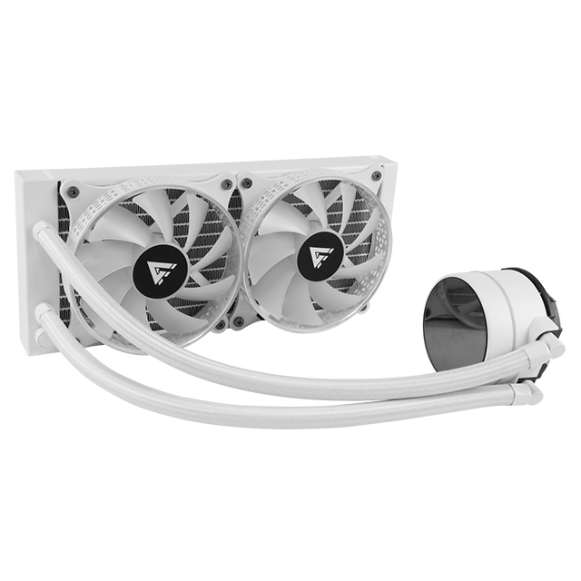 Enfriamiento Liquido GameFactor LQG601-WH RGB, 240mm, Compatible con Socket LGA1700