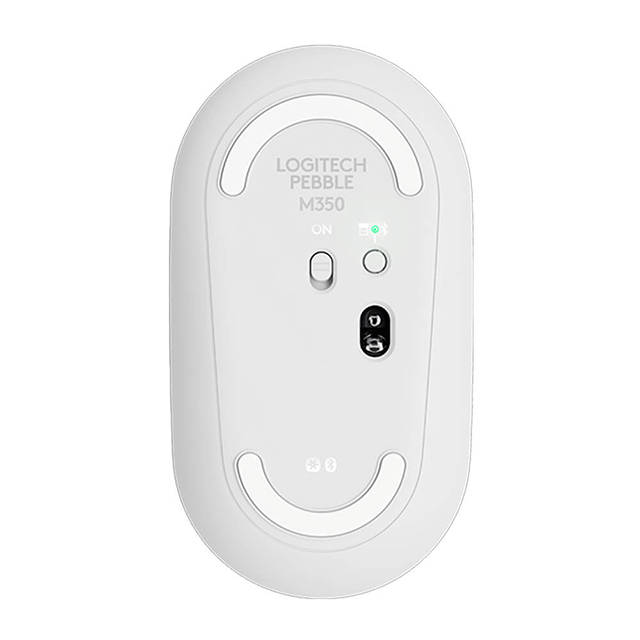 Mouse Logitech Pebble M350 Off-White, Inalámbrico, 3 Botones, 1,000 DPI - 910-005770