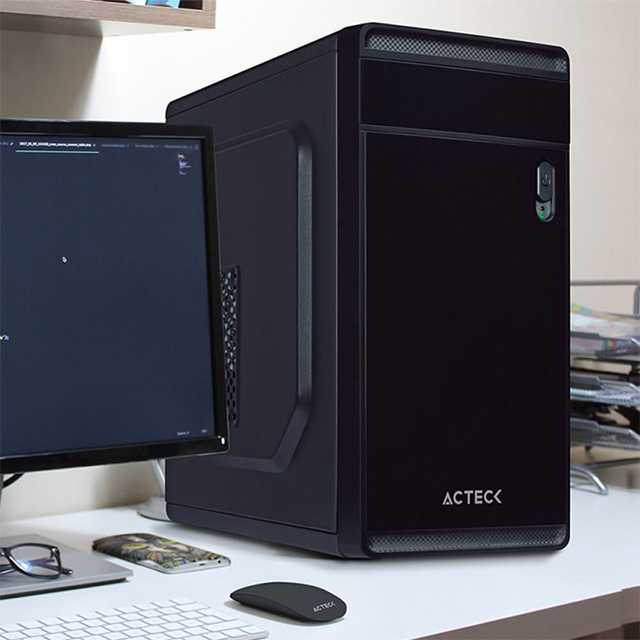 Gabinete Acteck Delta, Micro-ATX, Incluye fuente de 500w - AC-929028