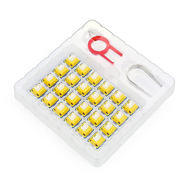 Switches Mecanicos Redragon Bullet-B Parrot A113B, More Reliable Tactile (Equivalent Blue), 24 Pcs