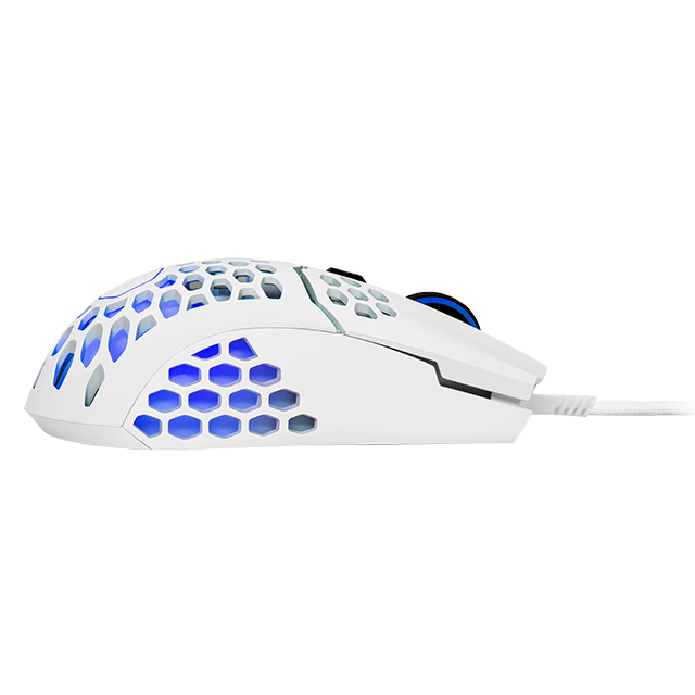 Mouse Gamer Cooler Master MM711 RGB Blanco, Alámbrico, 6 Botones, Pixart 3389, 16,000 DPI - MM-711-WWOL1