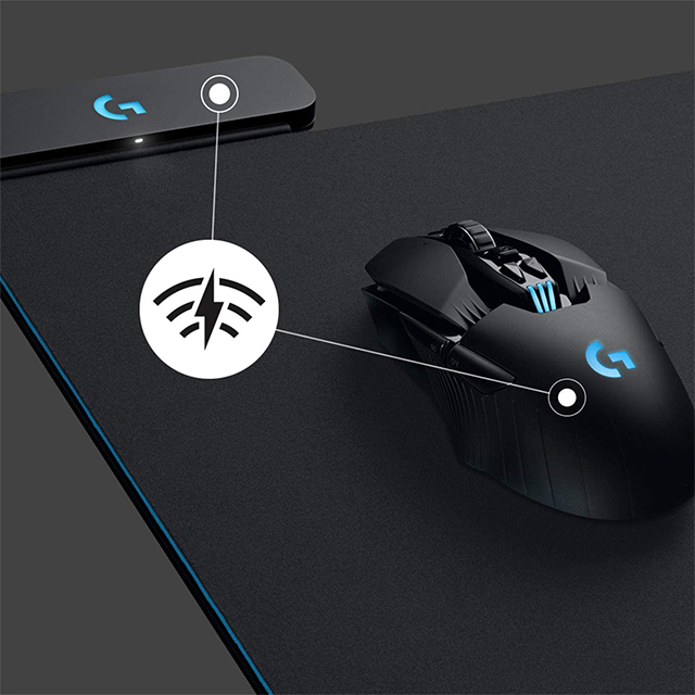 Mousepad Logitech Powerplay | Sistema inalámbrico de carga - 321 x 344 x 4 mm - 943-000208