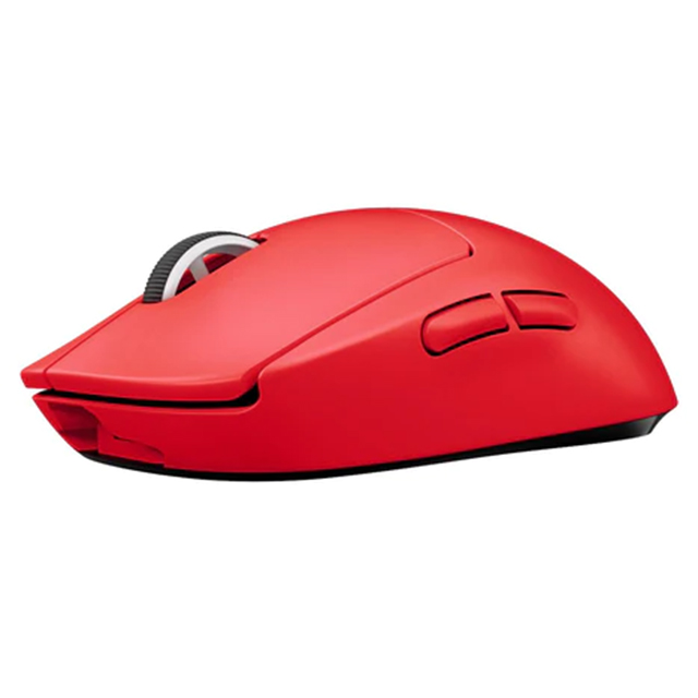 Mouse Logitech G PRO X Superlight Rojo, Lightspeed, Ultra Ligero, Inalámbrico, Sensor Hero 25K - 910-006783