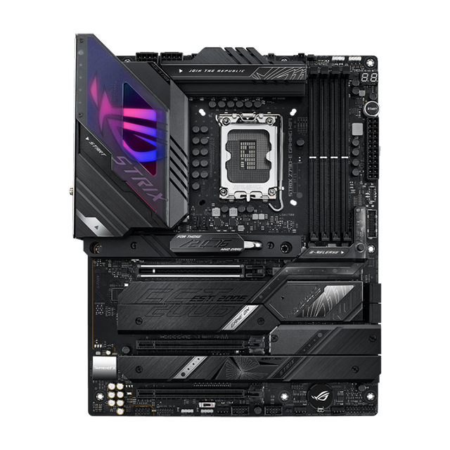 Tarjeta Madre Asus ROG Strix Z790-E Gaming WIFI, ATX, 12th y 13th Gen Intel, LGA1700, DDR5 7800Mhz OC, x4 M.2, Aura Sync, Wi-Fi 6E, Bluetooth 5.3, Thunderbolt