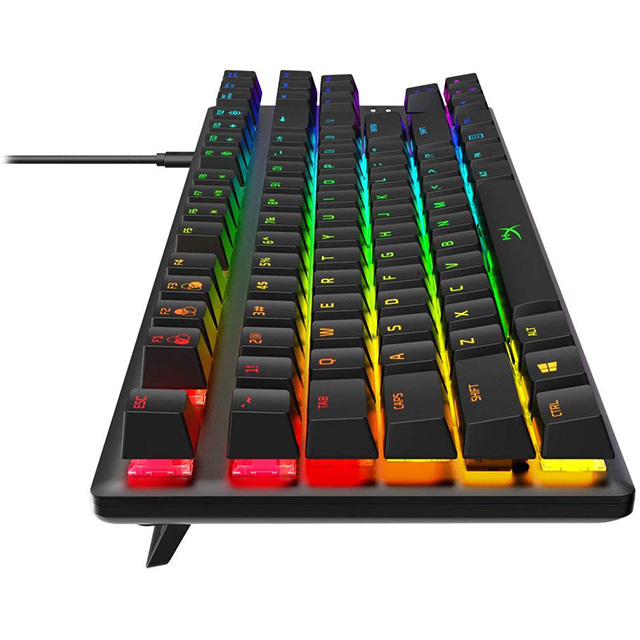 Teclado Mecánico HyperX Alloy Origins Core TKL, Switches Red (Linear), Ingles, HX-KB7RDX-US