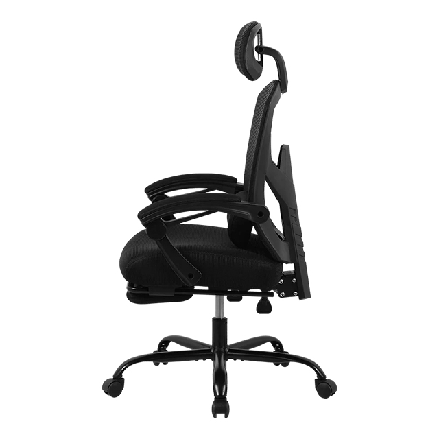 Silla Gamer Balam Rush Bolt Nou B, Inclinación 140°, Soporta 130 kg, Reposapiés, Negro - BR-940542