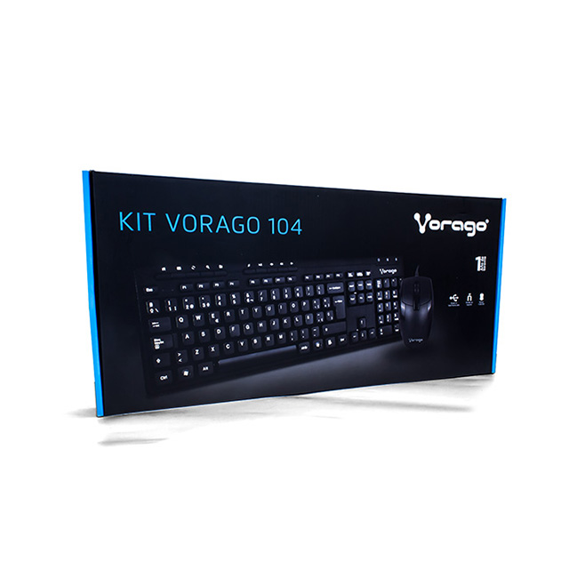 Combo de Teclado y Mouse Vorago KM-104