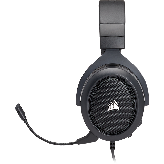 Diadema Corsair HS60 PRO Carbon, Alámbrico, USB, 3.5mm, PC, PS4, Xbox One, Nintendo Switch, Mobile Devices, 7.1 Surround - CA-9011213-NA