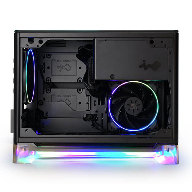 Gabinete In Win A1 Plus Negro RGB, Mini-ITX, Cristal Templado, Fuente 650w 80+ Gold, IW-A1PLUS-BLACK