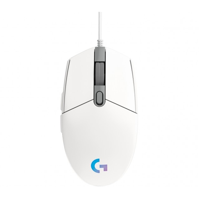 Mouse Logitech G203 Lightsync Blanco, Alámbrico, 8,000 DPI - 910-005794