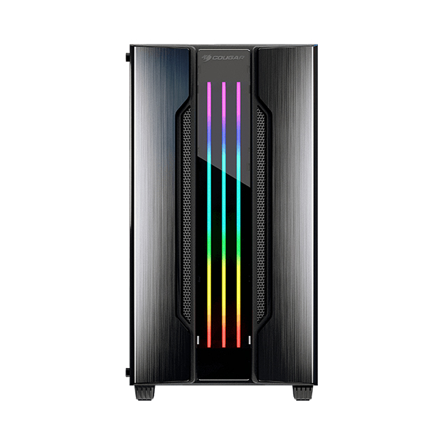 Gabinete Cougar Gemini M Iron-Gray, RGB, Cristal Templado, Micro ATX, 385TMB0.0001