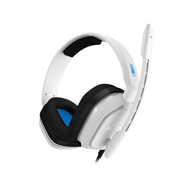 Diadema Astro A10, Blanco-Azul, Alámbrico, 3.5mm / PS5 / Xbox Serie X|S / PC / MAC (Logitech) - 939-001846