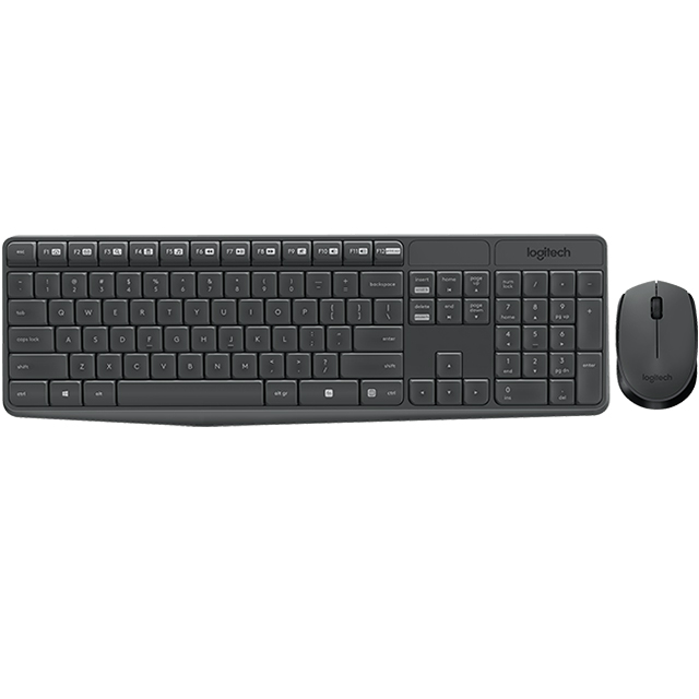 Combo de Teclado y Mouse Logitech MK235, Inalámbrico - 920-007901