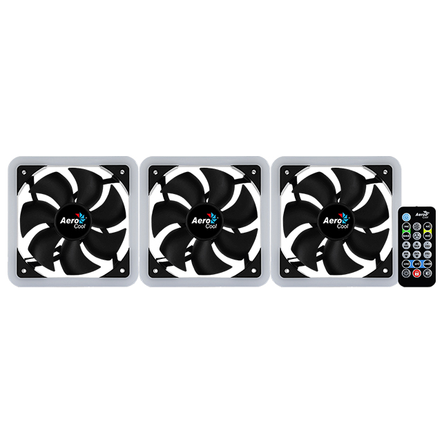 Ventiladores Aerocool Edge 14 Pro, 3x140mm, ARGB