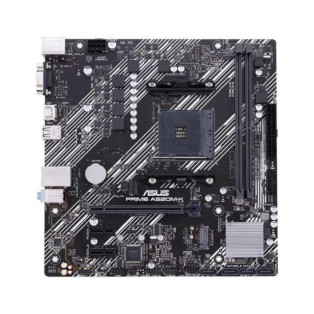 Tarjeta Madre Asus Prime A520M-K, Micro ATX, AM4, DDR4 4600Mhz, M.2