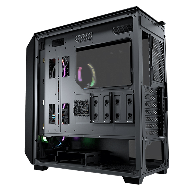 Gabinete Cougar MX670 RGB, Cristal Templado, 3 Ventiladores ARGB, Sporte GPU Vertical, ATX - 385UM60.0001