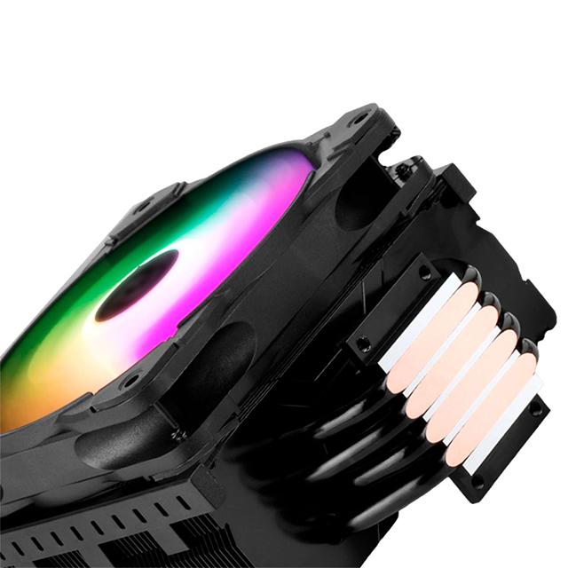 Disipador para CPU Munfrost Cold Wind RGB, 1 Ventilador, MFDCWR1B