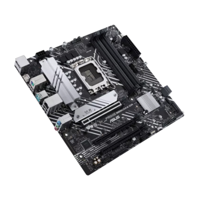 Tarjeta Madre Asus Prime B660M-A D4, Micro-ATX, 12th Gen Intel, LGA1700, DDR4 5333Mhz OC, 2x M.2