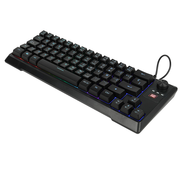 Teclado Gamer 65% Vorago Start The Game KB-506 | 7 Modos de iluminacion | Control de audio