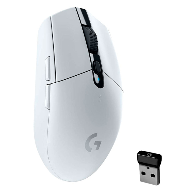 Mouse Logitech G305 Lightspeed, Blanco, Inalámbrico, 12,000 DPI - 910-005290