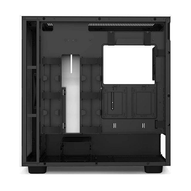 Gabinete NZXT H7 Blanco/Negro, E-ATX, Cristal Templado, 2 Ventiladores, Soporte GPU Vertical - CM-H71BG-01