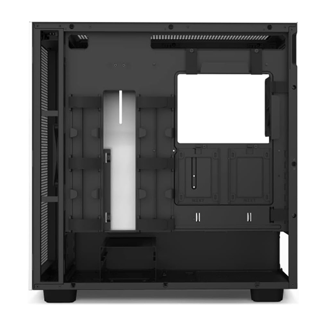 Gabinete NZXT H7 Flow Blanco/Negro, E-ATX, Cristal Templado, 2 Ventiladores F Quiet 120mm, Soporte GPU Vertical - CM-H71FG-01