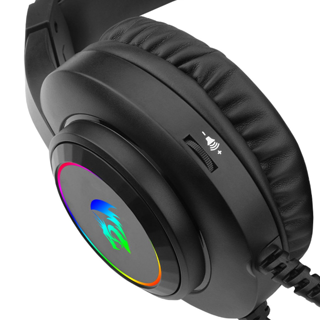 Diadema Gamer Redragon Hylas Negro H260-RGB / 3.5mm + USB / PC / - 8800-0109