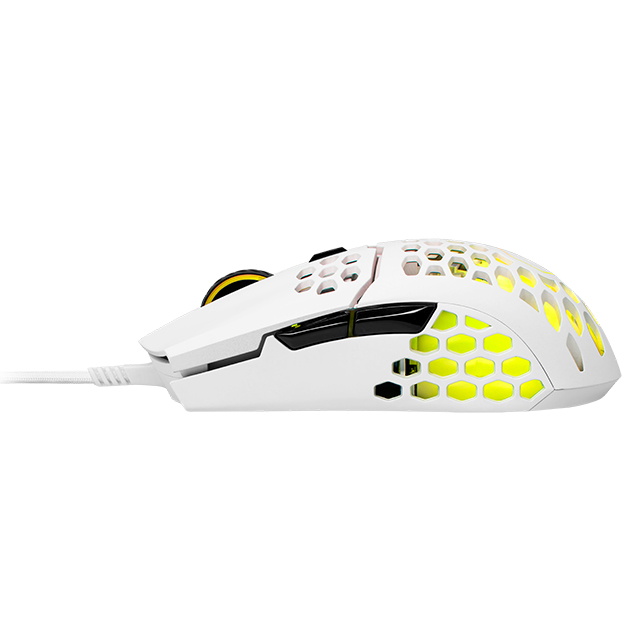 Mouse Gamer Cooler Master MM711 RGB Blanco, Alámbrico, 6 Botones, Pixart 3389, 16,000 DPI - MM-711-WWOL1