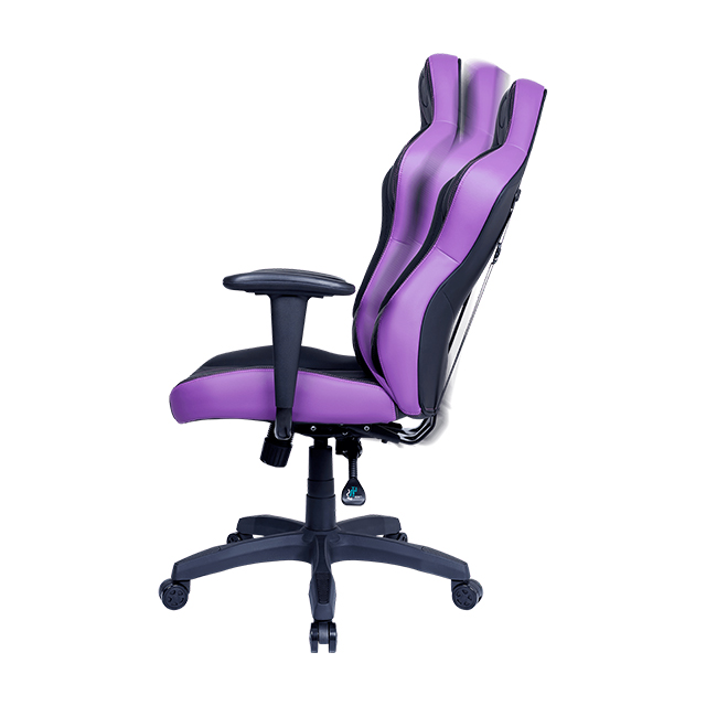 Silla Gamer Cooler Master Caliber E1 | Morada | Reclinable | 120Kg - CMI-GCE1-PR